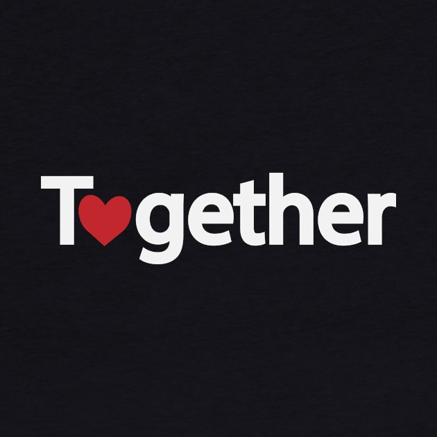 Together artistic text design by D1FF3R3NT